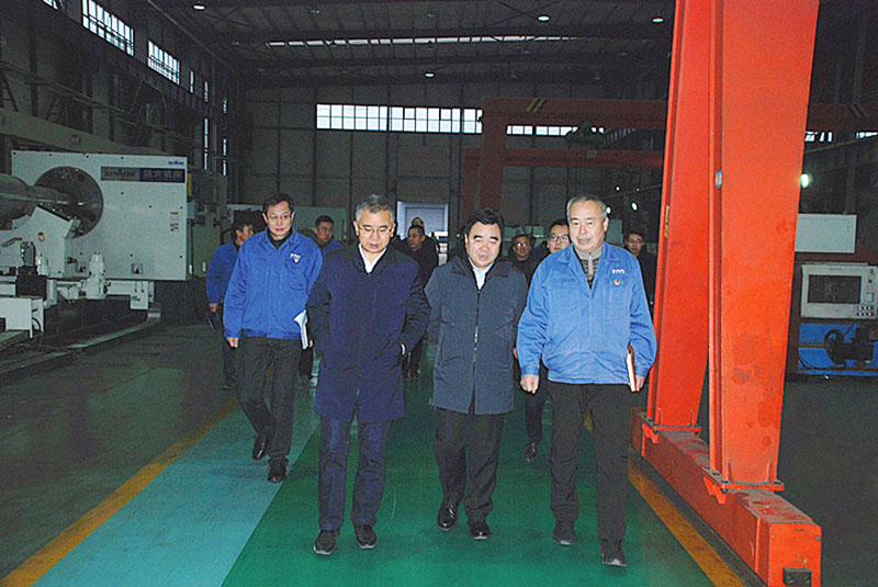 甘肅省應(yīng)急管理廳廳長黃澤元檢查調(diào)研星火機床公司安全生產(chǎn)集中整治工作