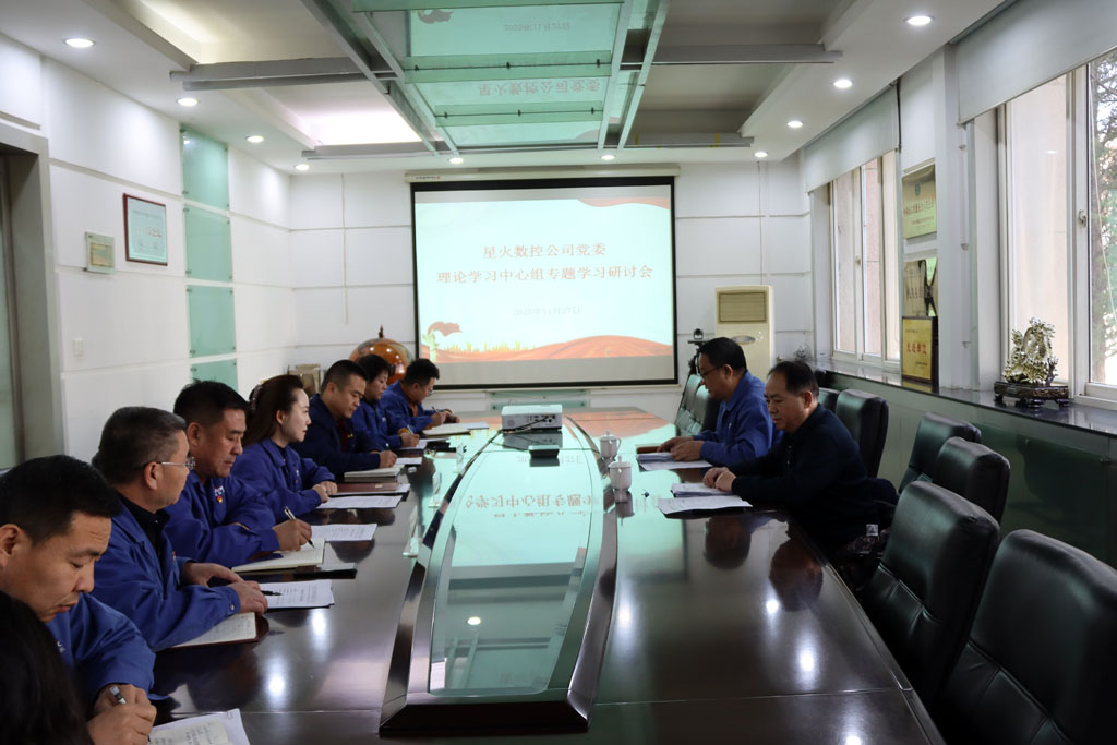 甘肅國投集團(tuán)黨委在星火數(shù)控公司列席旁聽黨委理論學(xué)習(xí)中心組學(xué)習(xí)研討
